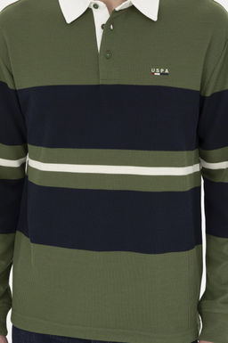 U. S. Polo Assn / Мужской зеленый свитшот - U.s. polo assn фото 6