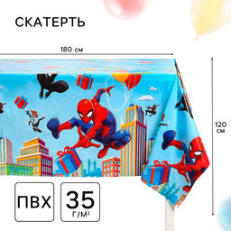 Скатерть одноразовая праздничная Супергерой, 120?180 см