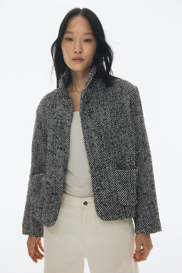 Chaqueta en tejido jacquard