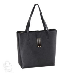 Сумка женская кожаная 1275TH black Polina&Eiterou/30 в Новосибирске
