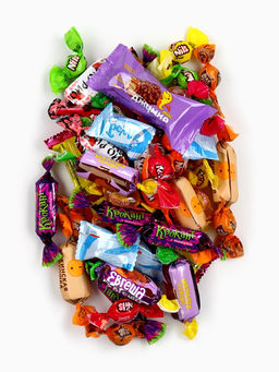 Сладкий детский новогодний подарок Чудесного Нового года, конфеты 500 г, пазл