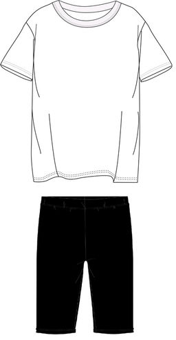 футболка+велосипедки 2ДФВ5769804