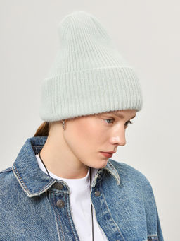 Шапка жен. анг+виск+нейл LB-A53072 olive