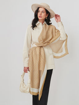 Большой, мягкий, тонкий и очень нежный двусторонний палантин - Tantino фото 6