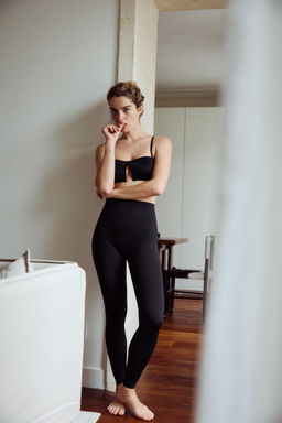 LEGGING CON POLIAMIDA / Negro