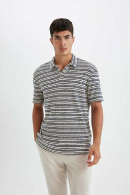 Regular Fit Triko K?sa Kollu Polo Tisort