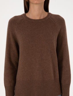 Kahverengi Comfort Fit Y_n Kar___ml_ Kazak - Pierre cardin фото 6