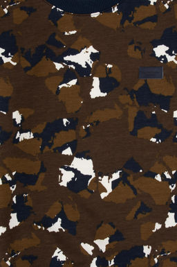 Erkek _ocuk Kahverengi Bisiklet Yaka Sweatshirt - U.s. polo assn фото 3