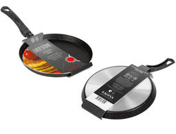 Сковорода для блинов 250 мм, 1 руч., б/кр., а/п. Easy Stone. Алюминий марки А5 6625052,,