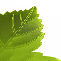 Салфетка декоративная Клен 38х38см ПВХ, зеленый (Китай) - Домашняя мода фото 2