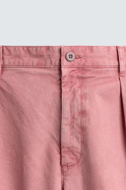 PANTAL?N RELAXED FIT PLIEGUES LIMITED EDITION / Rosa palo - Zara фото 9
