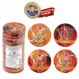 Крышка СКО 1-82 Автоклавирование, для бытового консервирования, с уплотнителем, жесть электролитического лужения s0,22мм, литография, ТУ 9299-002-03965353-2015, упаковка: термоусадочная пленка (Россия)