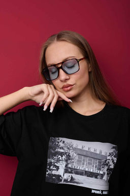 Футболка оверсайз унисекс " Эрвий" черный