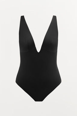 POLYAMIDE BODYSUIT WITH CROSS-BACK STRAPS - Zara фото 5