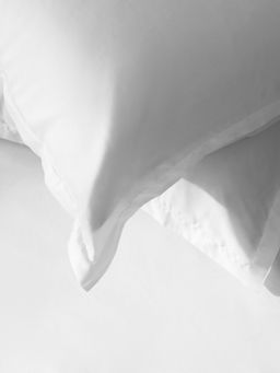 Наволочка SL Home Tencel, 50×70+3 см, тенсель, эвкалиптовое волокно 100%, белая