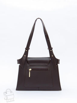 Сумка женская кожаная 2388Y coffee Polina&Eiterou  в Новосибирске