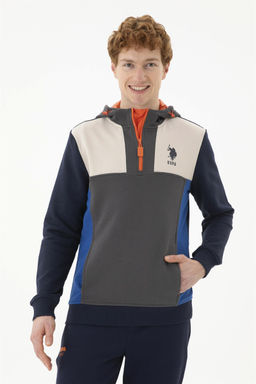 Мужской темно-синий свитшот Неожиданная скидка в корзине - U.s. polo assn фото 3