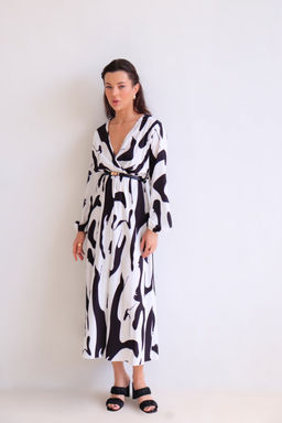 Martichelli Платье чёрно-белое  фото 6