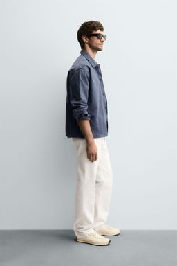 BOXY FIT DENIM SHIRT - Zara фото 4