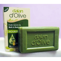 Мыло туалетное твердое Dalan dOlive 200г, Оливковое масло (Турция)  фото 2