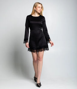 Платье #КТ982 (1), чёрный - Dommod фото 2