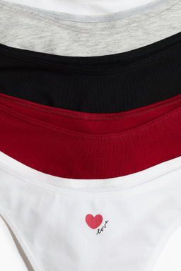 Pack de 5 bragas thong de algod?n - H&m фото 6