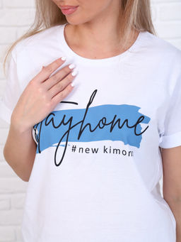 Футболка женская 6-197 (белый)