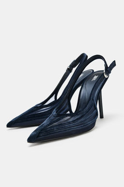 COMBINED HIGH-HEEL SHOES - Zara фото 3