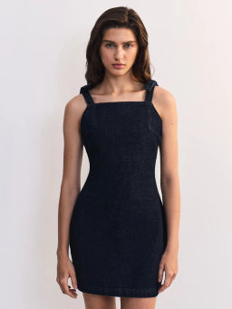 Джинсовое мини платье ZR2605092359-106 / Zarina