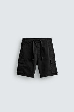 BERMUDA CARGO RELAXED FIT LAVADO / Negro - Zara фото 7