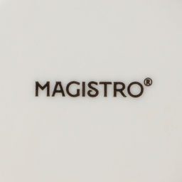 Тарелки глубокие Magistro Real Marble, 800 мл, 21×4.7 см, набор 2 шт., фарфор, белые