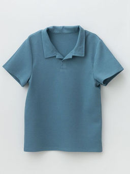 Футболка для мальчика поло, синий - Lesi kids фото 42