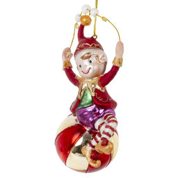 Новинка Украшение новогоднее "Мальчик", L9 W6 H15,5 см