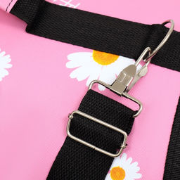 Сумка-переноска каркасная Цветы, размер L, 53 х 21 х 29 см - Пижон фото 5