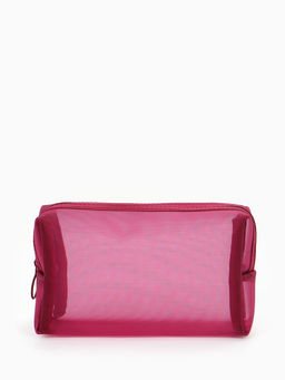 Косметичка дор Сетка 18*7,5*10, отд на молнии, бордовый