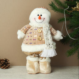 Новогоднее украшение Снеговик на телескопических ножках 30/45 см / YX-E2652 /уп 72/ - Галеонтрейд фото 2