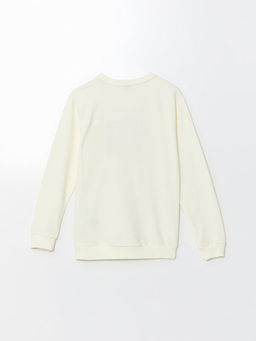 Bisiklet Yaka Erkek ?ocuk Sweatshirt - Waikiki фото 3