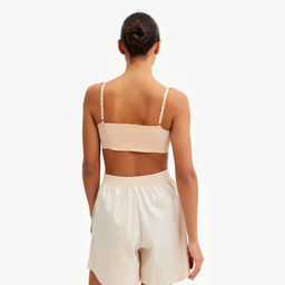 Топ женский, цвет бежевый, размер 42-44