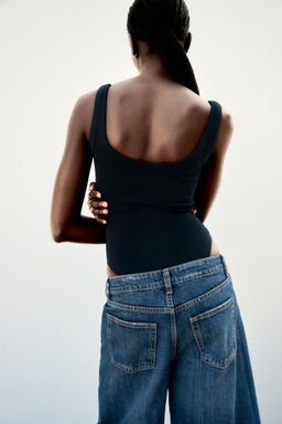 RIBBED BODYSUIT - Zara фото 19