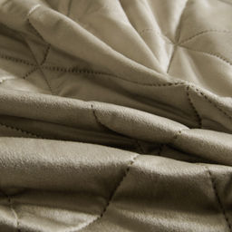 Велюровое покрывало в клетку и две наволочки OVL031 160*220/50-70 1 шт - Ситрейд фото 8