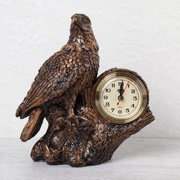 Часы статуэтка Орел 26 см / 3669A /уп 24/