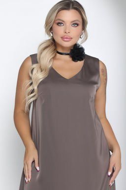 Платье П-2211/5 Цвет:коричневый - Леди агата фото 4