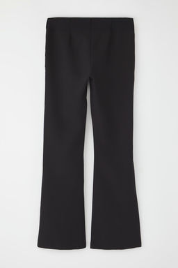 TRENDYOLMILLA Siyah Arka Beli Lastikli Esnek Flare Dokuma Pantolon TWOSS25PL00007 фото 9