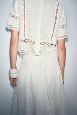 ZW COLLECTION CROCHET SHIRT - Zara фото 3