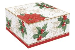 Чашка с блюдцем Пуансеттия и ягоды, 0,25 л - Easy life фото 3