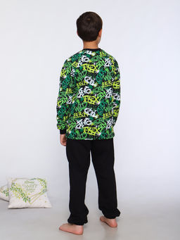 Пижама "Геометрия" зеленый