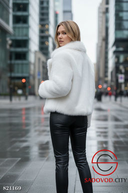 Шуба женская из искусственного меха - Bruno фото 2