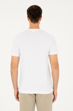 Мужская белая футболка - U.s. polo assn фото 5