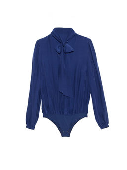 CONTE Блузка-боди из вискозы премиального качества "прикосновение шелка" LBD 1035 deep night