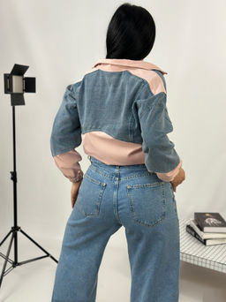 Джинсовая куртка V, Артикул: 115477 - Liketon фото 2